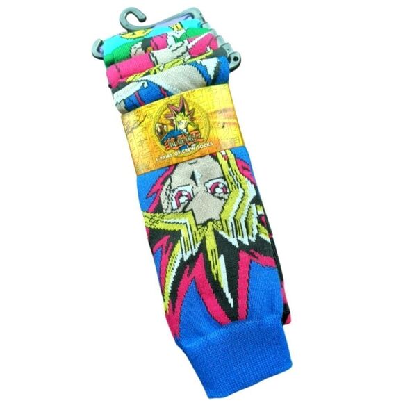 Yu-Gi-Oh Crew Socks - Picture 1 of 3